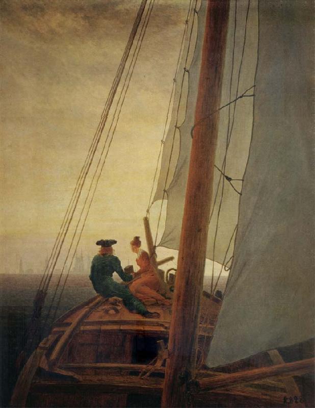 Caspar David Friedrich The Sailboat Sweden oil painting art